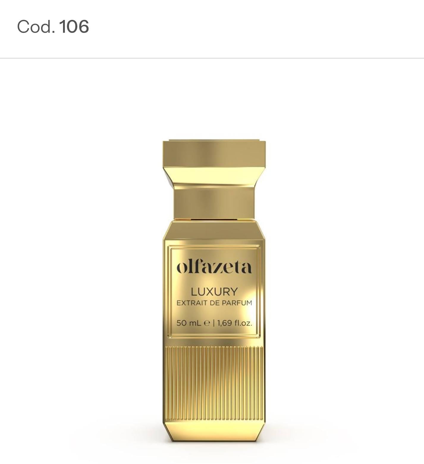 Rebel Icon Olfazeta Luxury Extrait de Parfum 50ml gold bottle Cod. 106